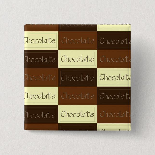 Knappen Choklad i många stycken Knapp (Framsida)