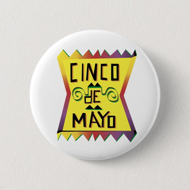Knappen Cinco de Mayo Knapp (Framsida)