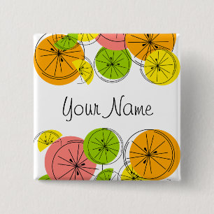 Knappen Citrus Namn Knapp