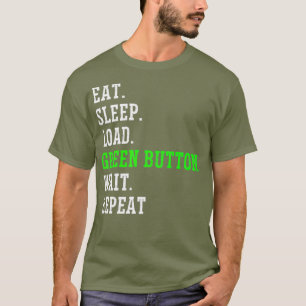 Knappen CNC operator Machinist Funny Grönt T Shirt