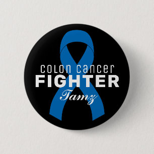Knappen Colon Cancer Ribbon Black Knapp