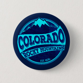 Knappen Colorado Rocky mountains teal blue bläck Knapp