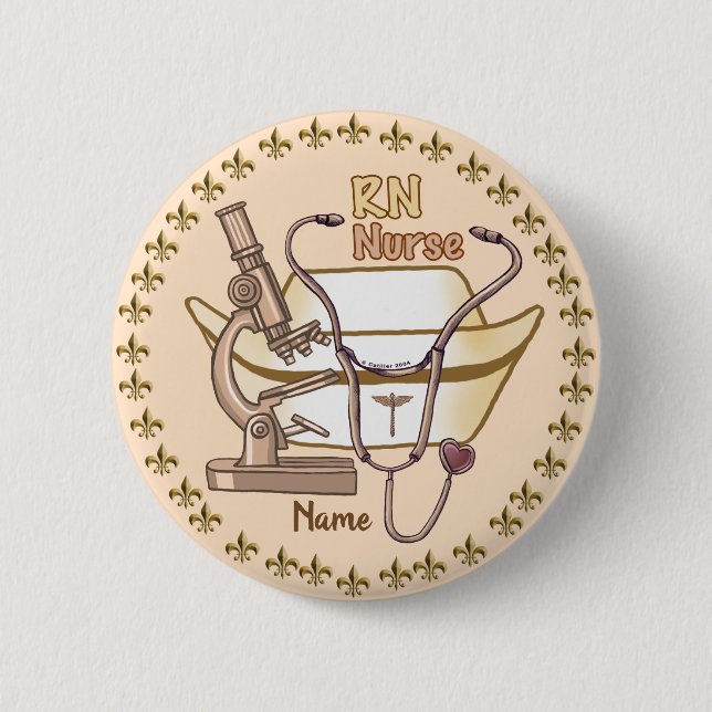 Knappen coola RN Nurse Knapp (Framsida)