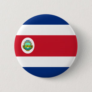 Knappen Costa Rica flagga Knapp