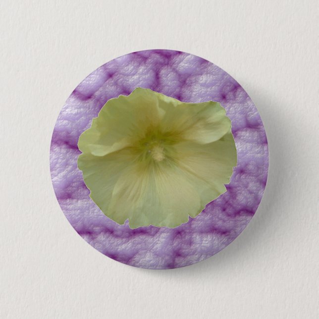 Knappen Cream Hollyhock Knapp (Framsida)