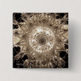 Knappen Crystal' Square Knapp