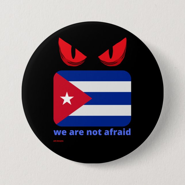 Knappen "CUBA" Knapp (Framsida)