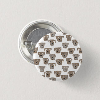 Knappen Cute Chocolate Labrador Retriever Hund Knapp