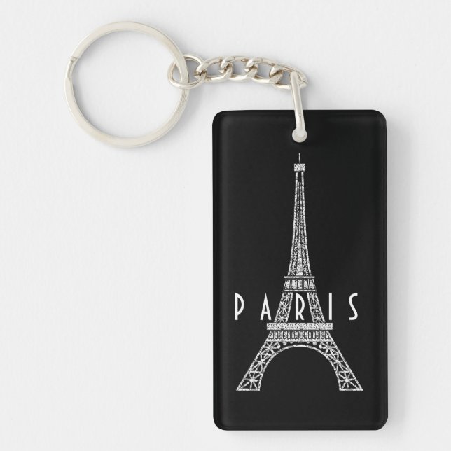Knappen Cute white Frankrike Paris Eiffel torn (Framsidan)