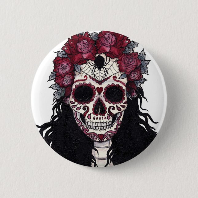 Knappen day of the dead knapp (Framsida)