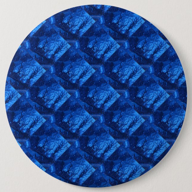 Knappen "Deep Vatten 6" Abstrakt Art Knapp (Framsida)