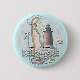 Knappen Delaware Lighthouse-knappar Knapp