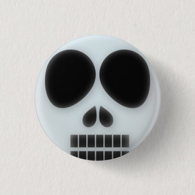 Knappen Död skallhalloween Knapp (Framsida)