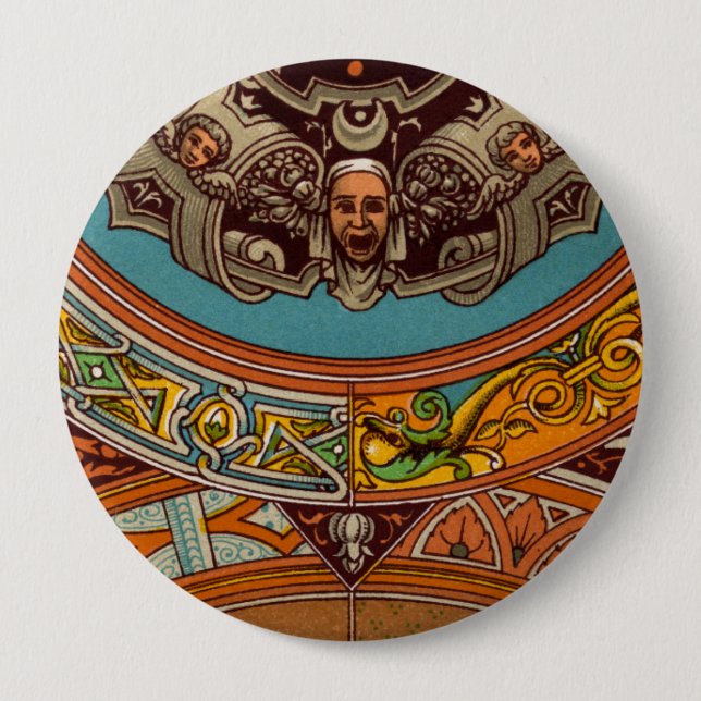 Knappen Dragons & Gargoyles Knapp (Framsida)