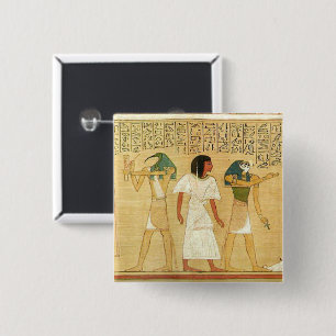 Knappen egypten-Hieroglyfer Knapp