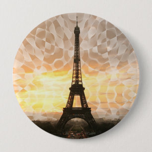 Knappen Eiffel Torn Knapp