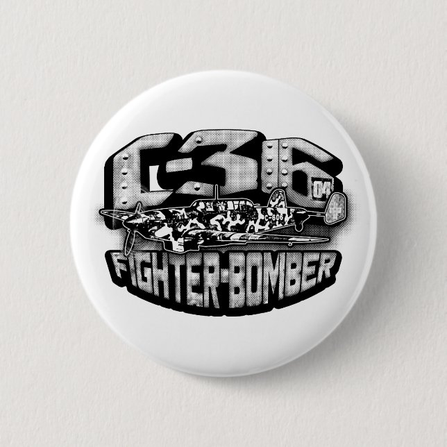 Knappen EKW C-36 Pinback Knapp (Framsida)