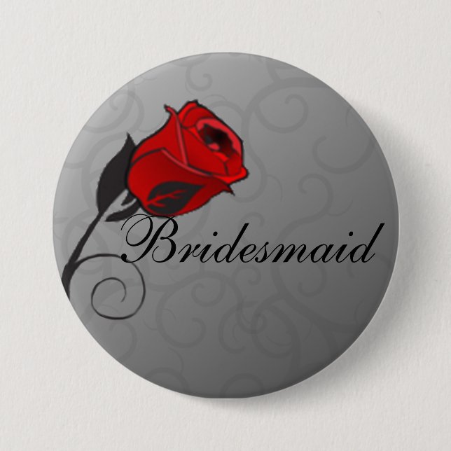 Knappen Enchanted Ro Bridemaids Knapp (Framsida)