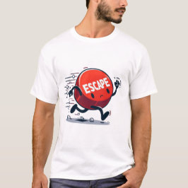 Knappen Escape körs T Shirt
