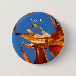 Knappen Fall Vibes - Höst löv Design Knapp