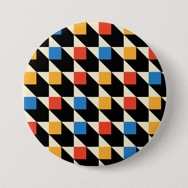 Knappen Färgfyllda fyrkanter Knapp (Framsida)