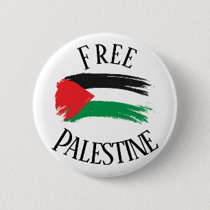 Knappen Fäst för fri palestinsk avslutad ockupatio Knapp