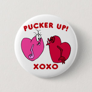 Knappen Fäst Valentine Hearts Knapp