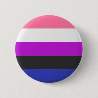 Knappen Flagga för Pridet Genderfluid Queer Knapp
