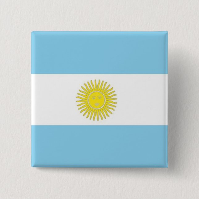Knappen flagga i Argentina Knapp (Framsida)