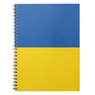 Knappen flagga i Ukraina Anteckningsbok