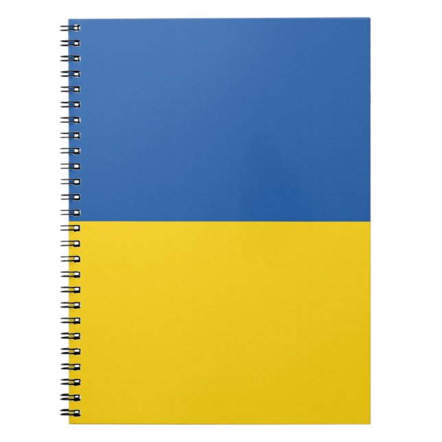 Knappen flagga i Ukraina Anteckningsbok (Framsidan)