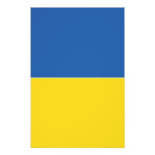 Knappen flagga i Ukraina Fototryck