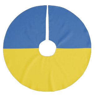 Knappen flagga i Ukraina Julgransmatta Borstad Polyester