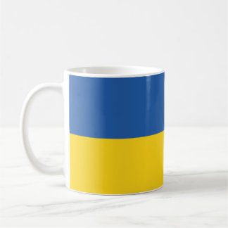 Knappen flagga i Ukraina Kaffemugg