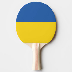 Knappen flagga i Ukraina Pingisracket