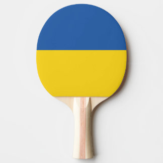 Knappen flagga i Ukraina Pingisracket