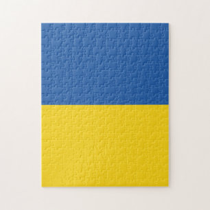 Knappen flagga i Ukraina Pussel