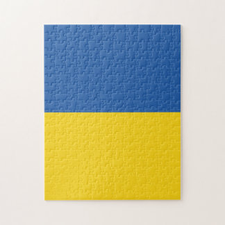 Knappen flagga i Ukraina Pussel