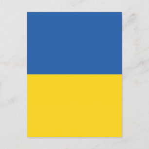 Knappen flagga i Ukraina Vykort