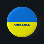 Knappen Flagga/Lapel Pin för Ukraina Knapp<br><div class="desc">Ukraina Flagga Button Lapel Pin.</div>