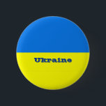Knappen Flagga/Lapel Pin för Ukraina Knapp<br><div class="desc">Ukraina Flagga Button Lapel Pin.</div>
