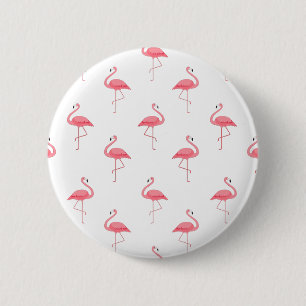 Knappen Flamingo Pattern Skriv ut Knapp