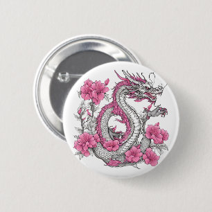 Knappen Flower Dragon Knapp