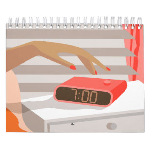 Knappen för att slå på larmklockan kalender