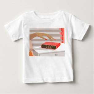Knappen för att slå på larmklockan t shirt