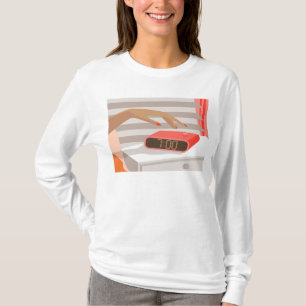 Knappen för att slå på larmklockan t shirt