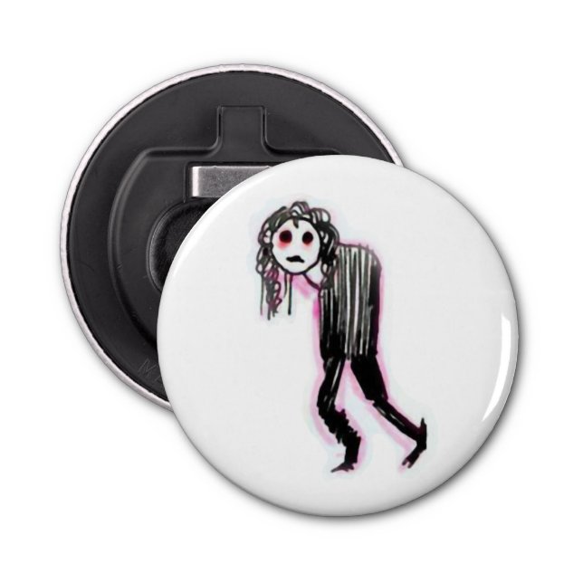 Knappen för Goth Illustration (Goth Illustration)  Flasköppnare (Framsidan)