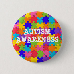 KNAPPEN FÖR Pusle Biet Autism Awareness Knapp