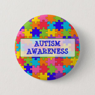 KNAPPEN FÖR Pusle Biet Autism Awareness Knapp
