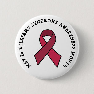 Knappen för Williams Syndrome Awareness Month Ribb Knapp
